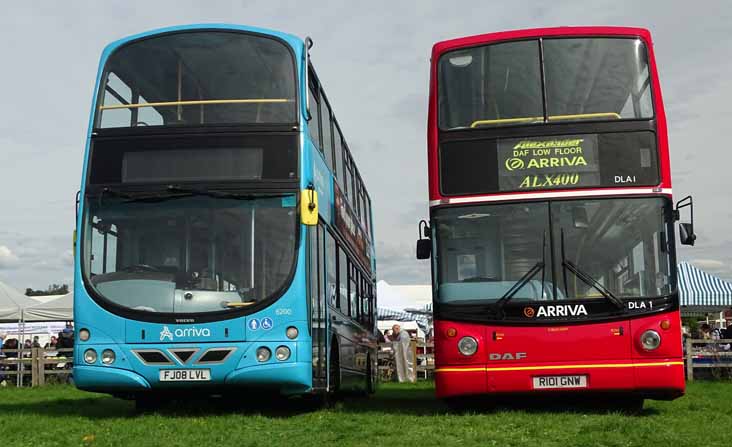 Arriva Kent & Surrey Volvo B9TL Wright 6200 & London DAF DB250 Alexander ALX400 DLA1 22-5358